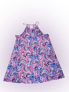 Lilly Pulitzer Pink Blue Swing Dress